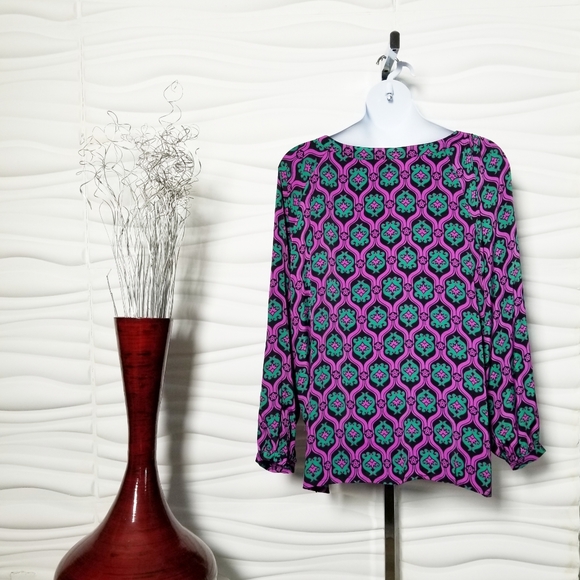 SILHOUETTES OVERSIZED BLOUSE SIZE 3X - Picture 10 of 16